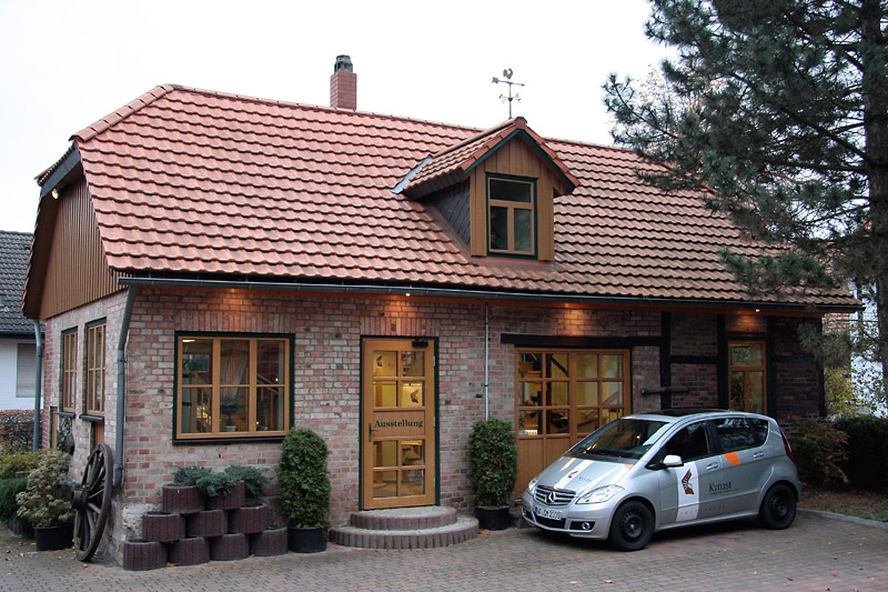 Treppenausstellung Gebäude